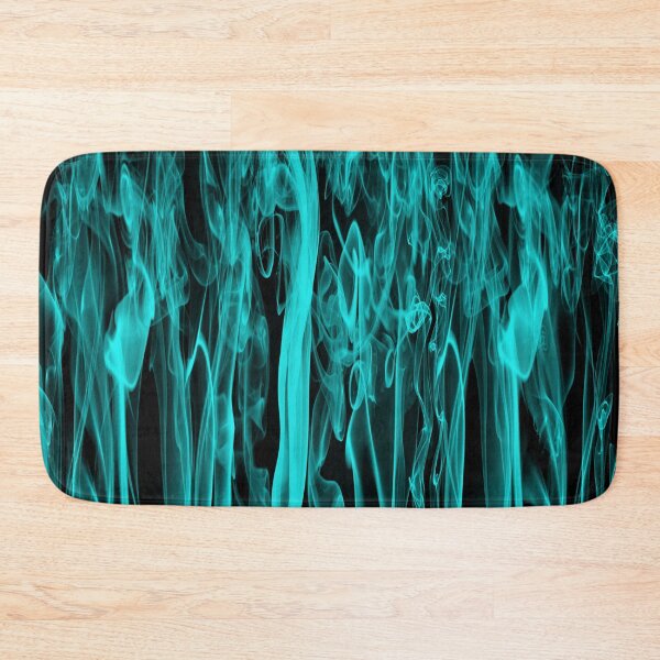 Item preview, Teal Smoke on Black Background Large designed and sold by Darcy777.
