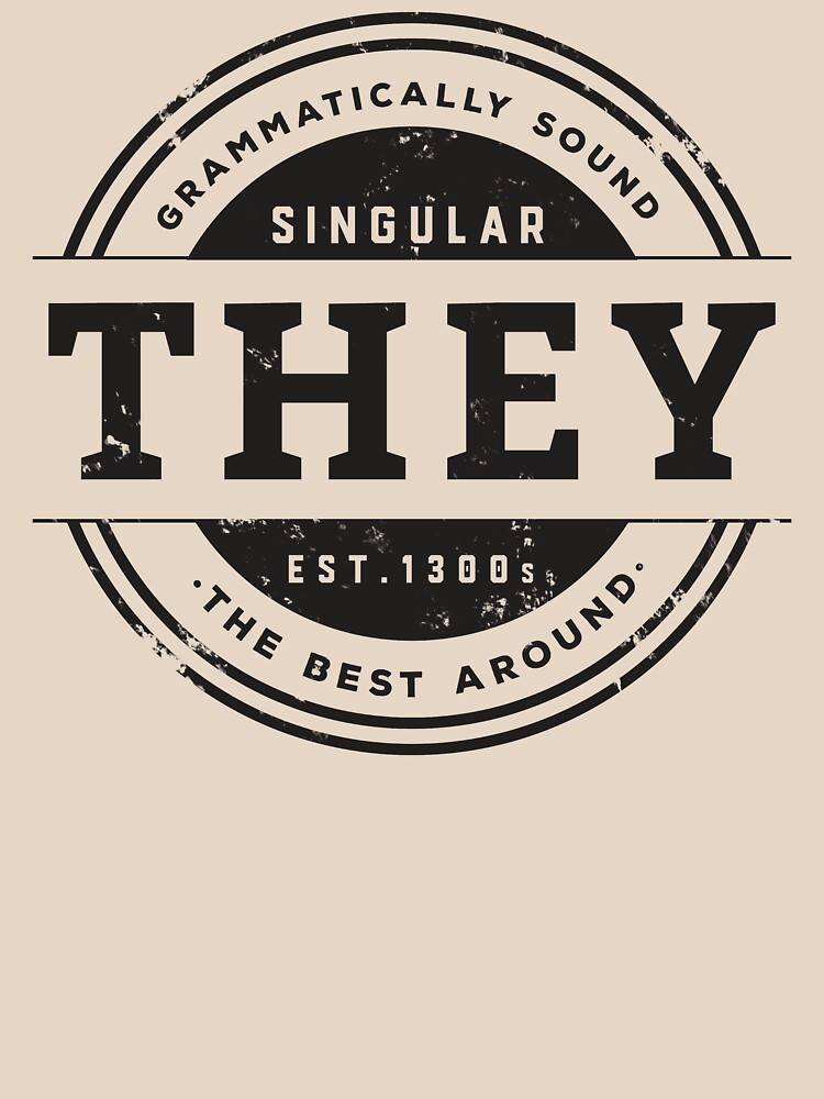 Pronoun Badge - They by laurelhach