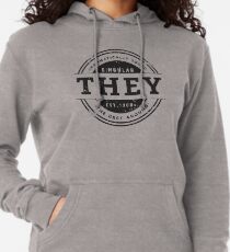 Pronoun Badge - They Lightweight Hoodie