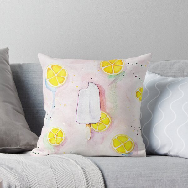 Item preview, Cute watercolor lemons and ice cream designed and sold by laskaart.