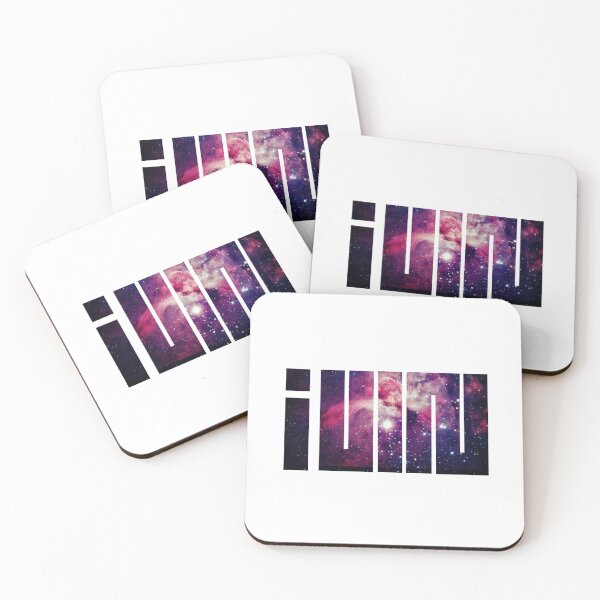 Item preview, (G)-Idle Logo (Red-Purple Galaxy) designed and sold by hiraethwonders.