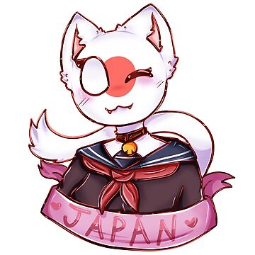 Neko Japan (CountryHumans) Pin for Sale by Norway-Addict