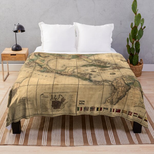 Item preview, Central America Map (1845) designed and sold by allhistory.