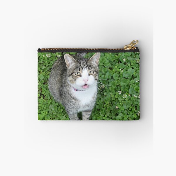 Item preview, Cat in Clover designed and sold by Frankie Cat Photography.