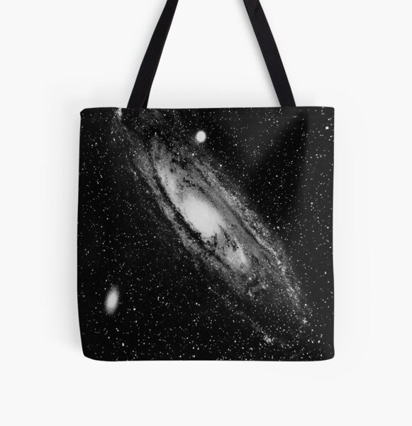 Antique Photograph of the Andromeda Great Nebula All Over Print Tote Bag