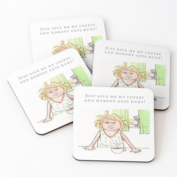 Item preview, Cranky Lady - Just Give me my coffee and noboday gets hurt! designed and sold by lulabelldesigns.