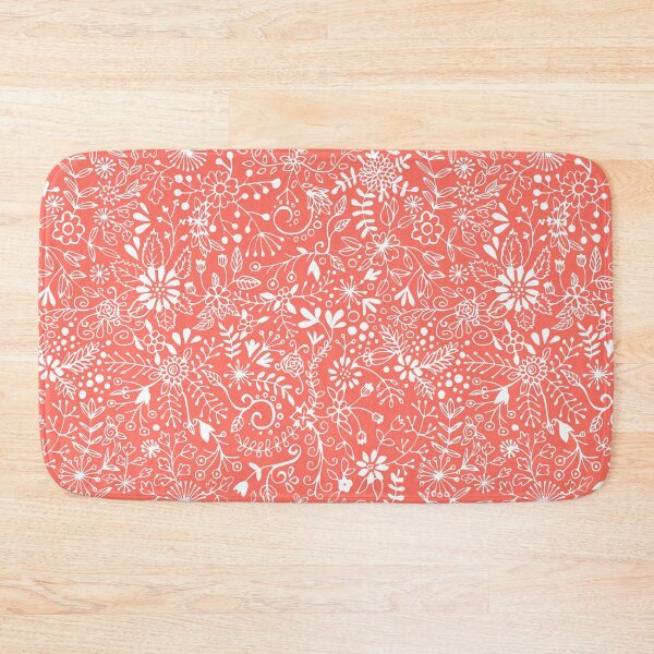 Item preview, Floral Doodle Living Coral designed and sold by Olooriel.