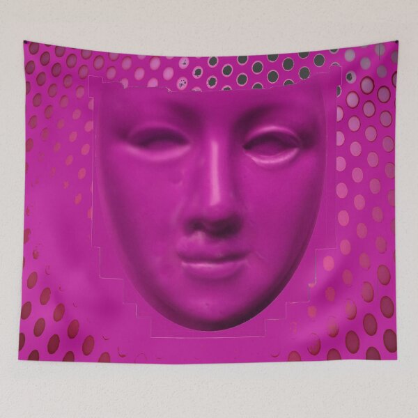 Item preview, MODERN PINK PARTY MASK ART ,  designed and sold by sharlesart.