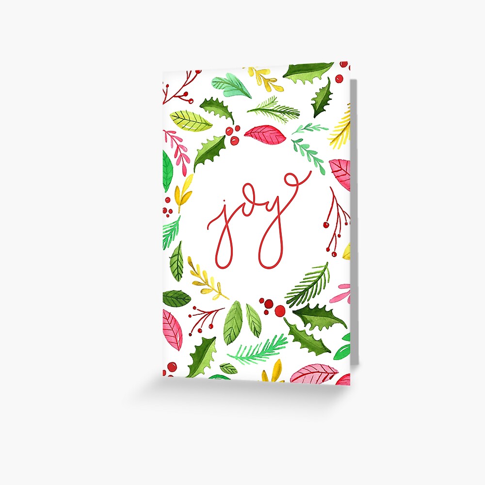 Joy Greeting Card