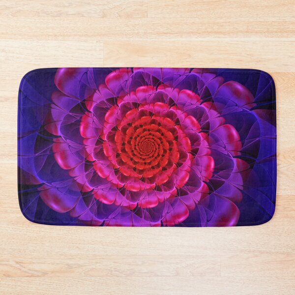 Item preview, Ascension of a Vermilion Rose Fractal Spiral Bloom designed and sold by San Jaya Prime.