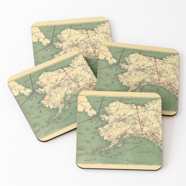 Item preview, Map of Alaska by J. Millroy (1897) designed and sold by allhistory.