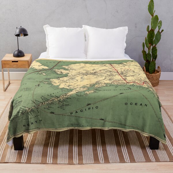 Item preview, Map of Alaska by J. Millroy (1897) designed and sold by allhistory.