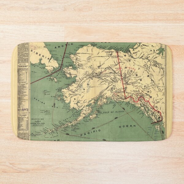 Item preview, Map of Alaska by J. Millroy (1897) designed and sold by allhistory.