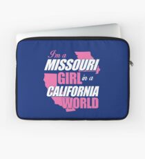 Ich liebe, wo ich Missouri Kalifornien lebe Laptoptasche
