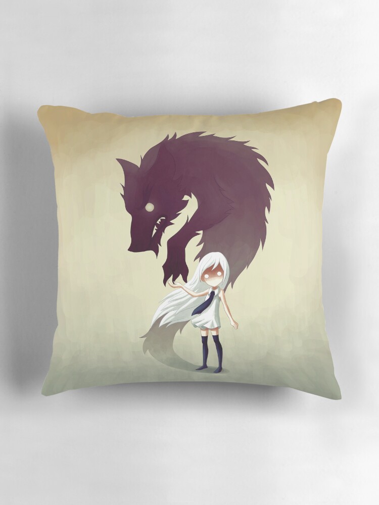 Thumbnail 3 of 4, Pillow, Werewolf designed and sold by freeminds.