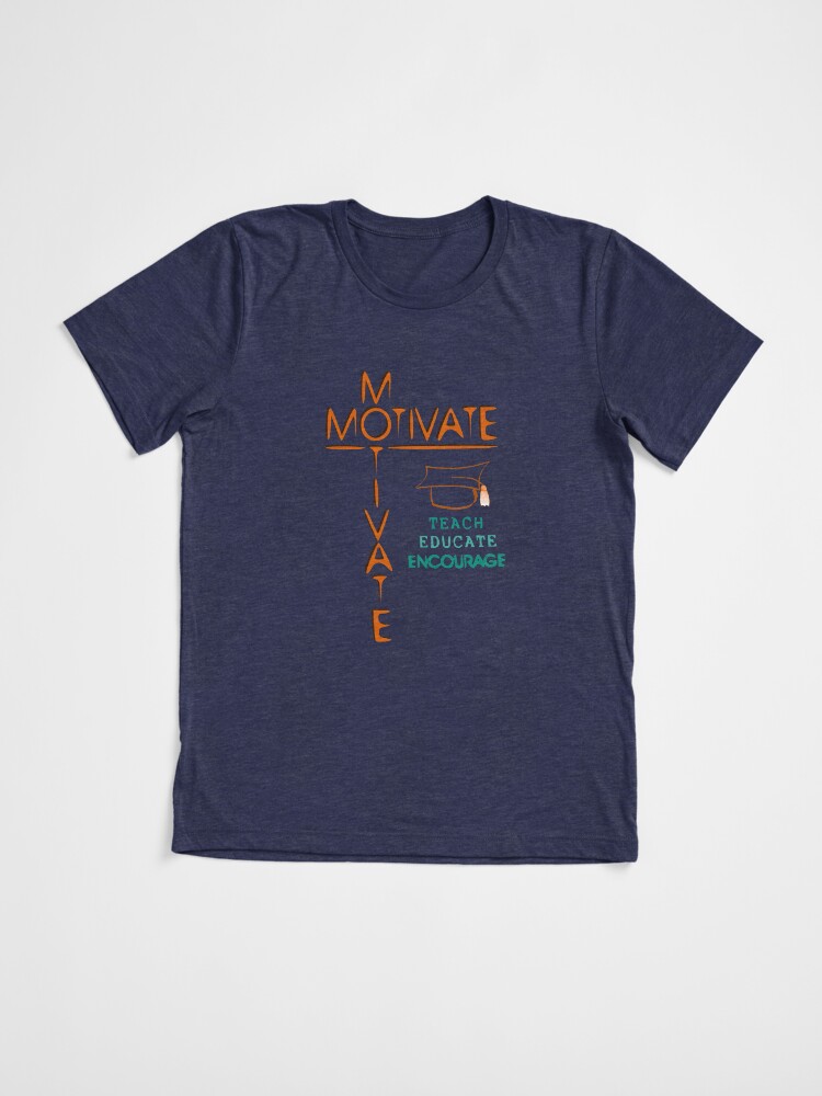 Thumbnail 3 of 7, Tri-blend T-Shirt, Motivate designed and sold by EmblemThreads.