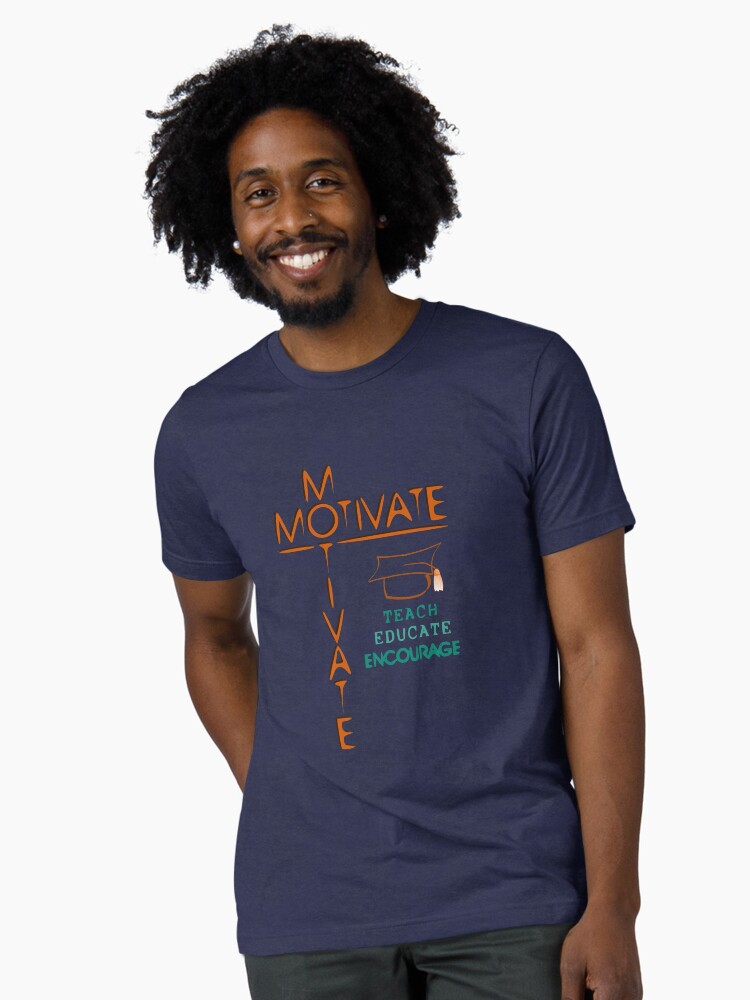 Thumbnail 1 of 7, Tri-blend T-Shirt, Motivate designed and sold by EmblemThreads.