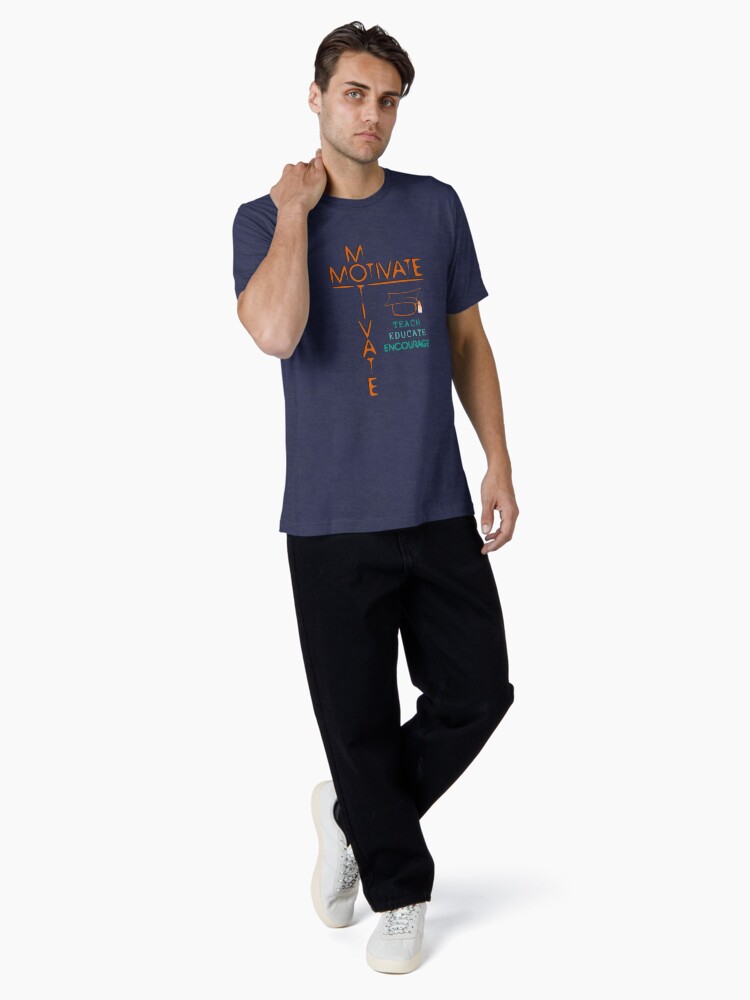 Thumbnail 4 of 7, Tri-blend T-Shirt, Motivate designed and sold by EmblemThreads.
