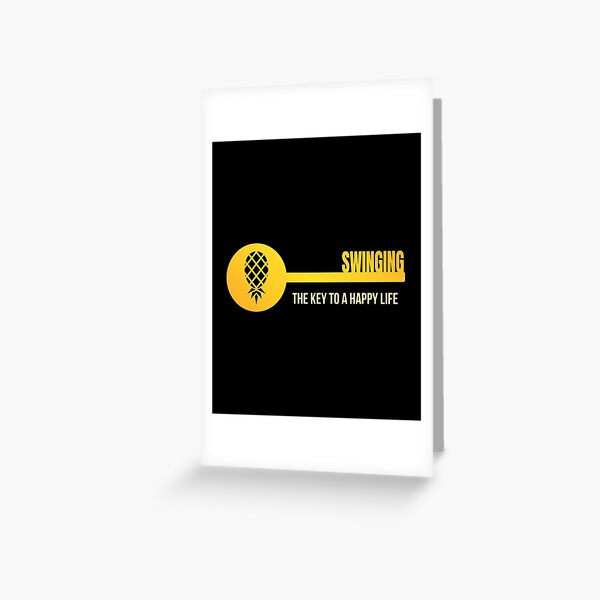 Swinger Key Greeting Card