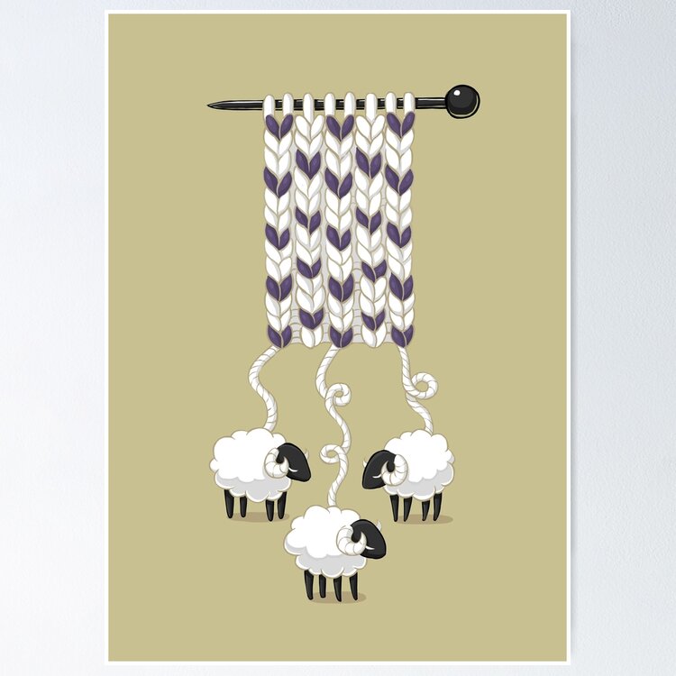 Wool Scarf Sticker