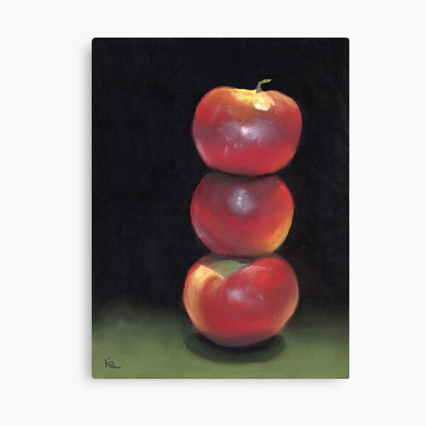 stacked apples Canvas Print