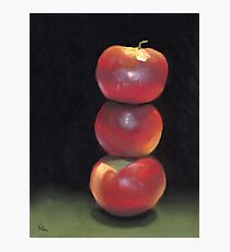 stacked apples Photographic Print