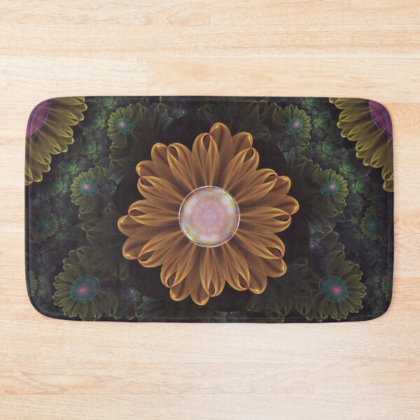 Item preview, Abloom in Autumn Leaves with Faded Fractal Flowers designed and sold by San Jaya Prime.