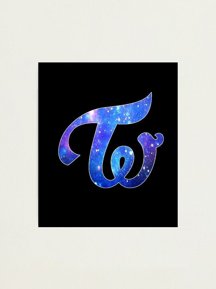 Twice Logo Blue Galaxy Photographic Print For Sale By Hiraethwonders Redbubble