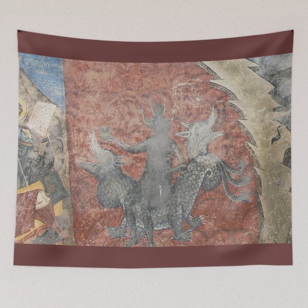 Item preview, "Voronet Church, Romania - A Vision of Hell" Photography by ACCI designed and sold by VanyssaGraphics.