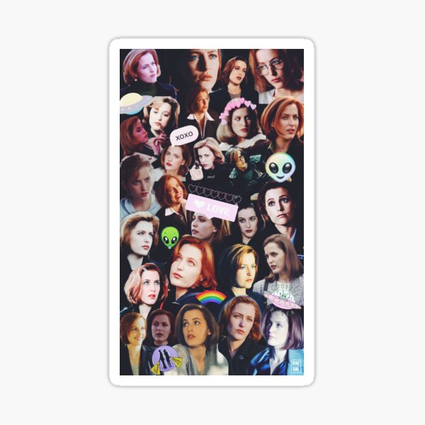 Item preview, Scully collage designed and sold by fanartbygabi | Gabi Veiga.