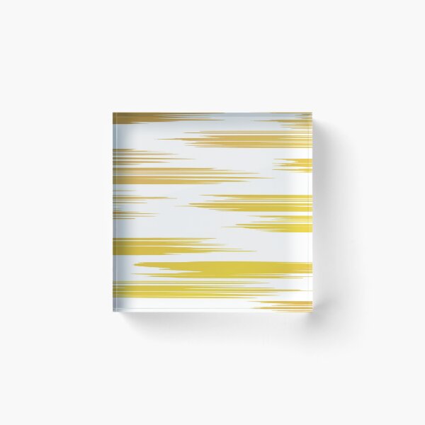 Item preview, Gold and White Abstract Paint designed and sold by Poetic Patterns Studio.