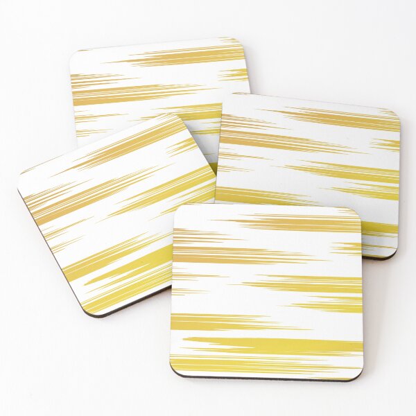 Item preview, Gold and White Abstract Paint designed and sold by Poetic Patterns Studio.
