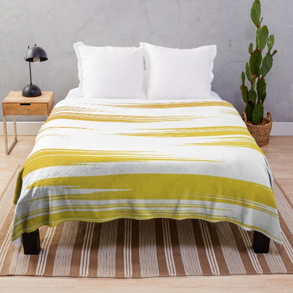 Item preview, Gold and White Abstract Paint designed and sold by Poetic Patterns Studio.