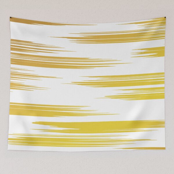 Item preview, Gold and White Abstract Paint designed and sold by Poetic Patterns Studio.