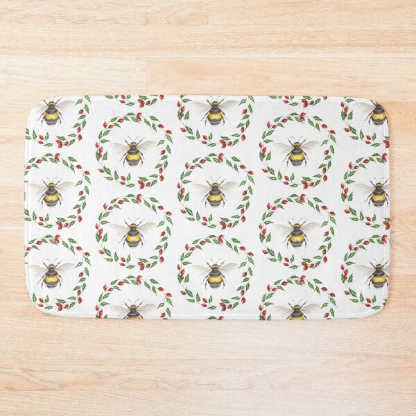 Item preview, Bumblebee and Rosehips designed and sold by Theodora Gould.