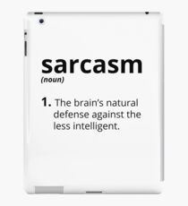 Sarcasm iPad Case/Skin