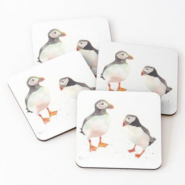 Item preview, Pair of Puffins designed and sold by Julia Bray.