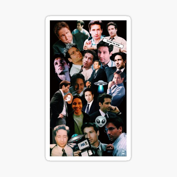 Item preview, Mulder collage designed and sold by fanartbygabi | Gabi Veiga.