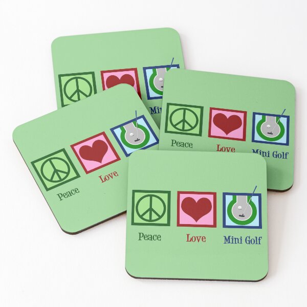 Item preview, Peace Love Mini Golf designed and sold by Epic Love Designs.