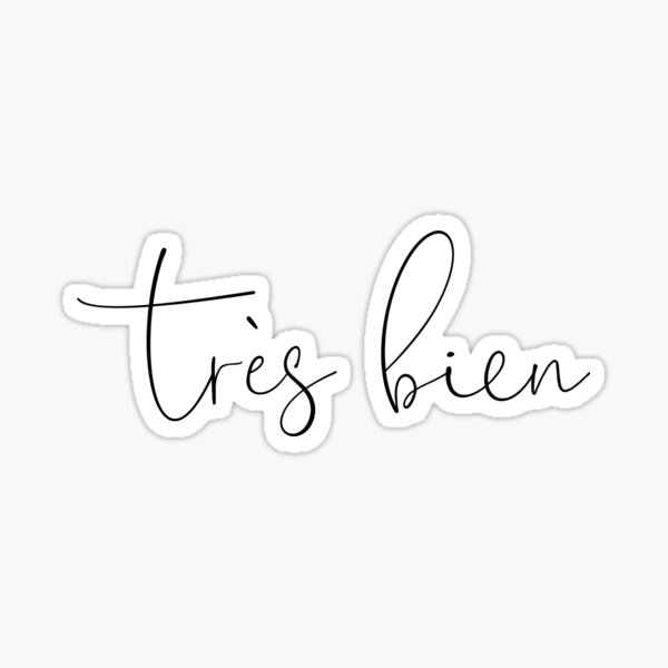 Aperçu de l'œuvre TRES BIEN créée et vendue par MaisonMadeline.