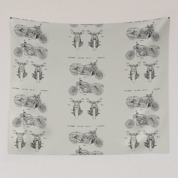Item preview, Motorcycle Patent Print 2006 designed and sold by MadebyDesign.