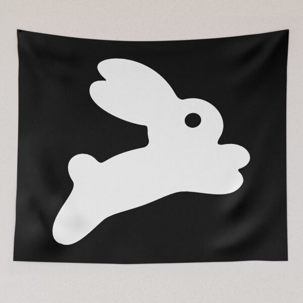 Item preview, Jumping White Bunny designed and sold by XOOXOO.