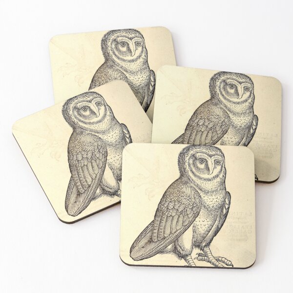 Item preview, Antique Barn Owl designed and sold by BlueSpecsStudio.