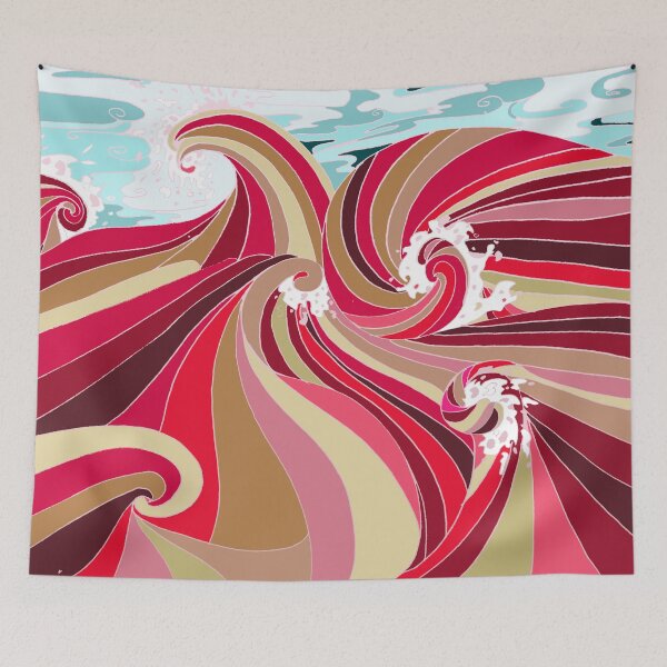 Item preview, Ocean Waves designed and sold by emandcats.