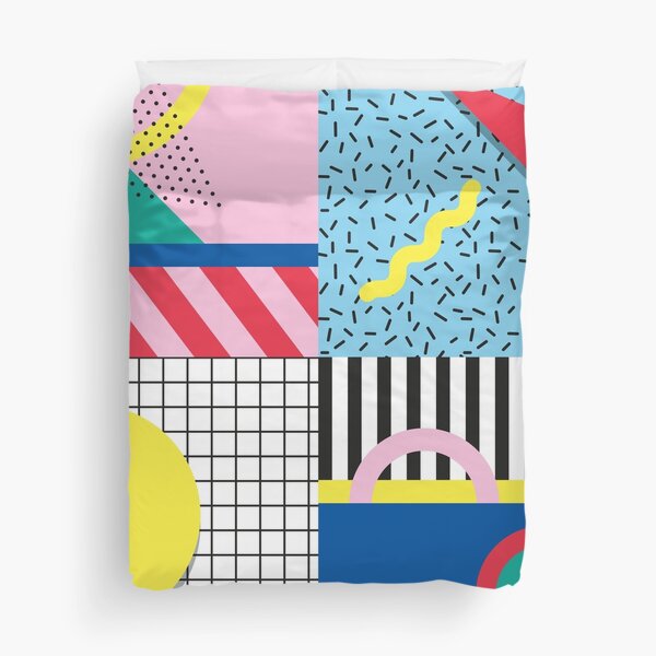 Memphis party Duvet Cover