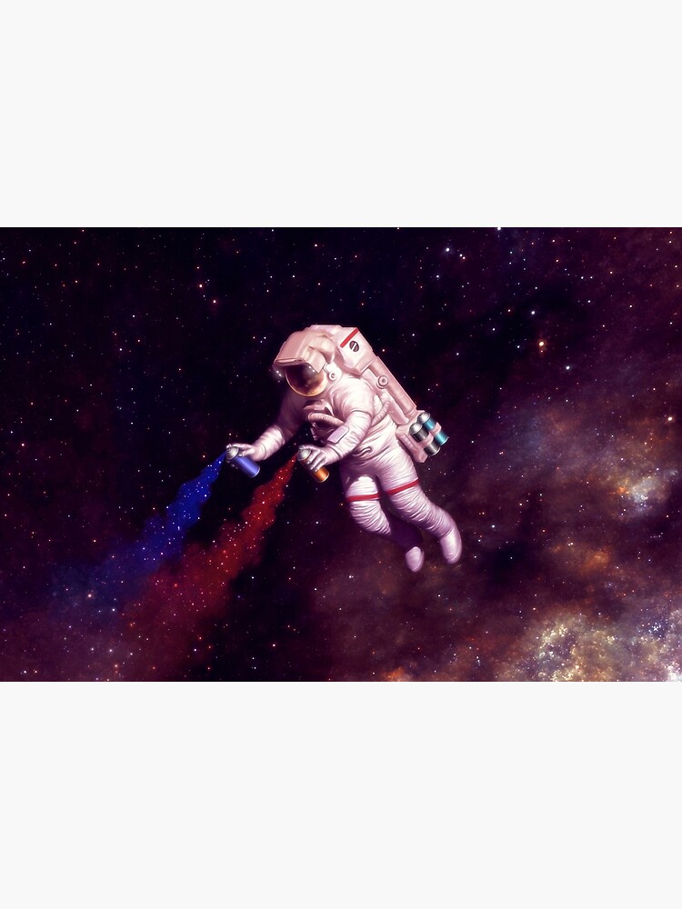 Shooting Stars - the astronaut artist by carlostato
