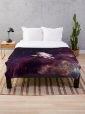 Shooting Stars - der Astronautenkünstler Fleecedecke