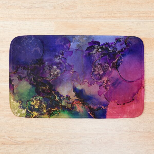 Item preview, Marbled Texture in Purples and Pinks with Gold Accents designed and sold by blueskiesforme.