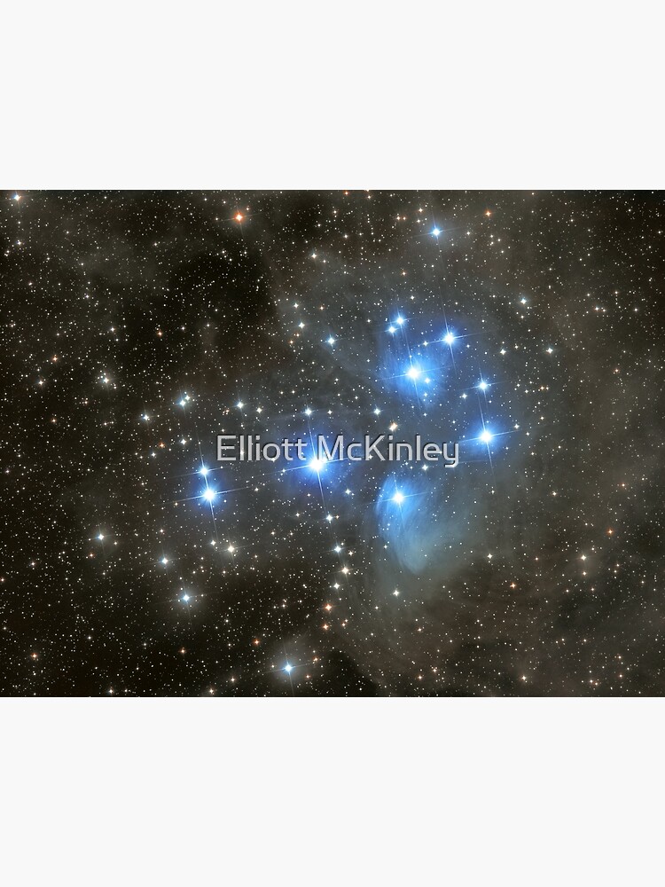 Thumbnail 3 of 3, Art Print, The Pleiades Cluster (M45)   designed and sold by emckinley.