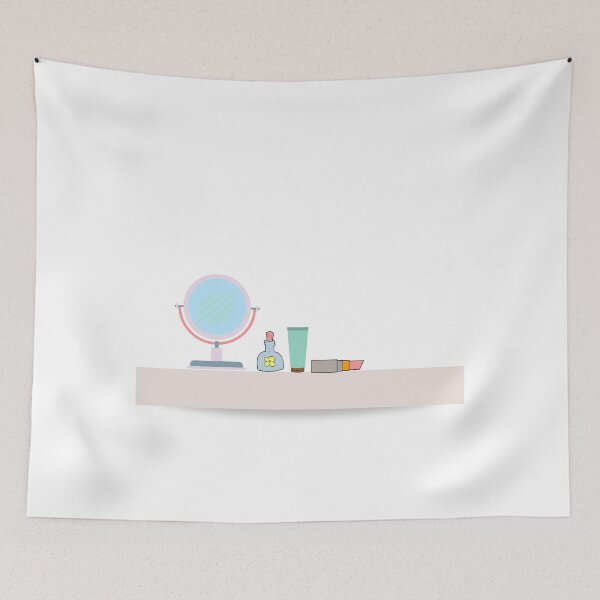 Aperçu de l'œuvre Miroir de maquillage pour soins de la peau, conception graphique créée et vendue par angelmalfoy.